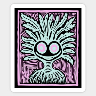 Goblincore Mandrake - Witchy Root Sticker